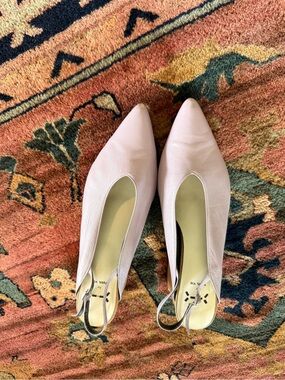 Yuul Yie lavendar slingback block heels 39.5